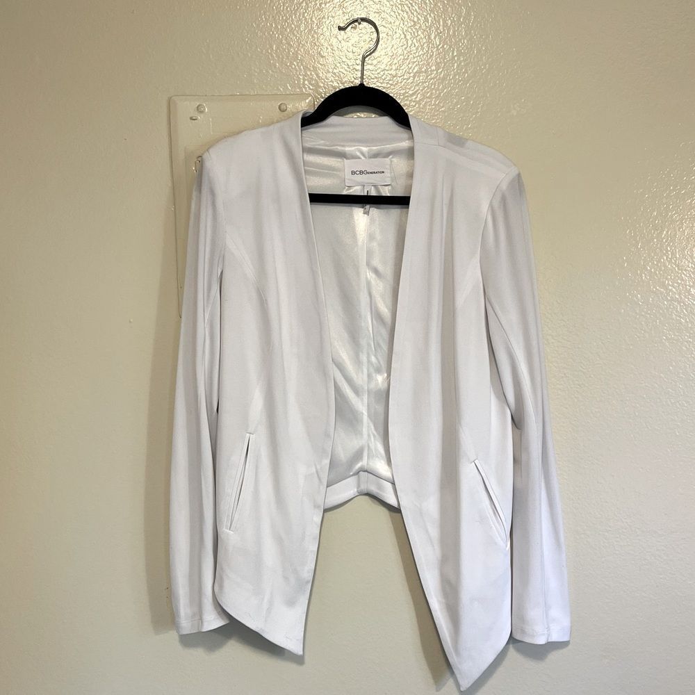 BCBG White Blazer size M